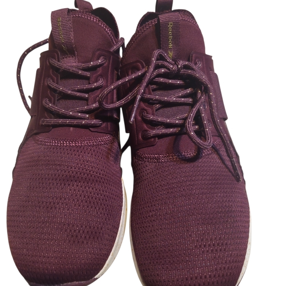 Reebok Women's Burgundy Sneakers - Picture 2 of 6